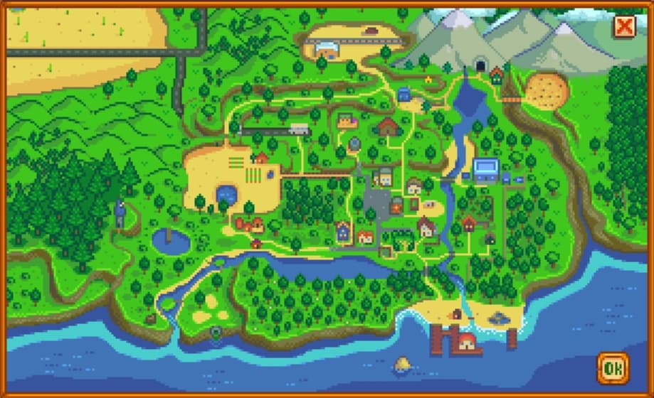 Stardew Valley Map